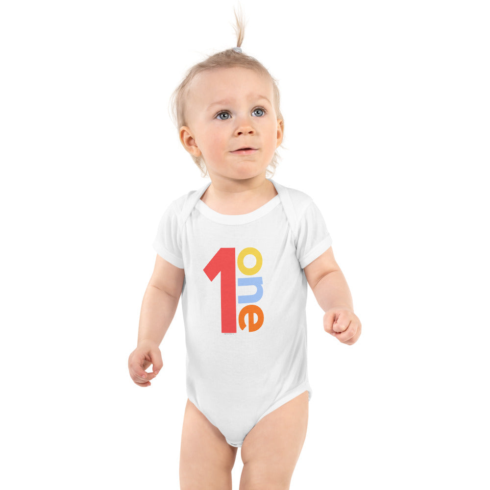 Boys 1st Birthday Shirt One - Number