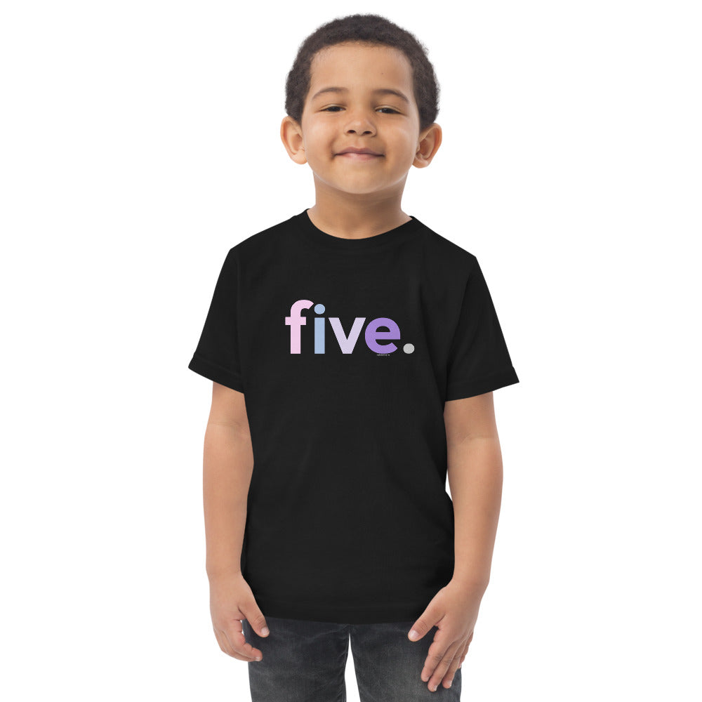 Girls 5th Birthday Shirt Five - Original