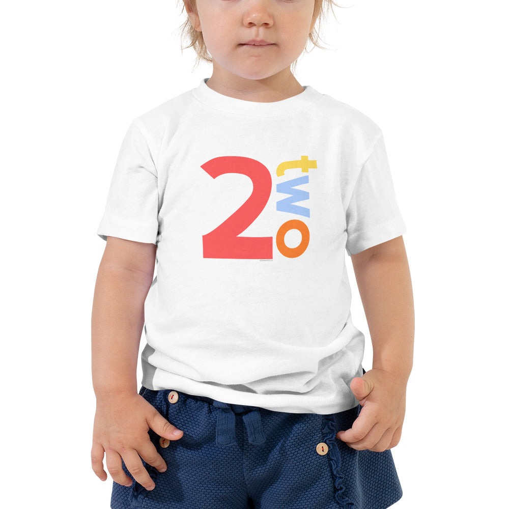 Boys 2nd Birthday Shirt Two - Number