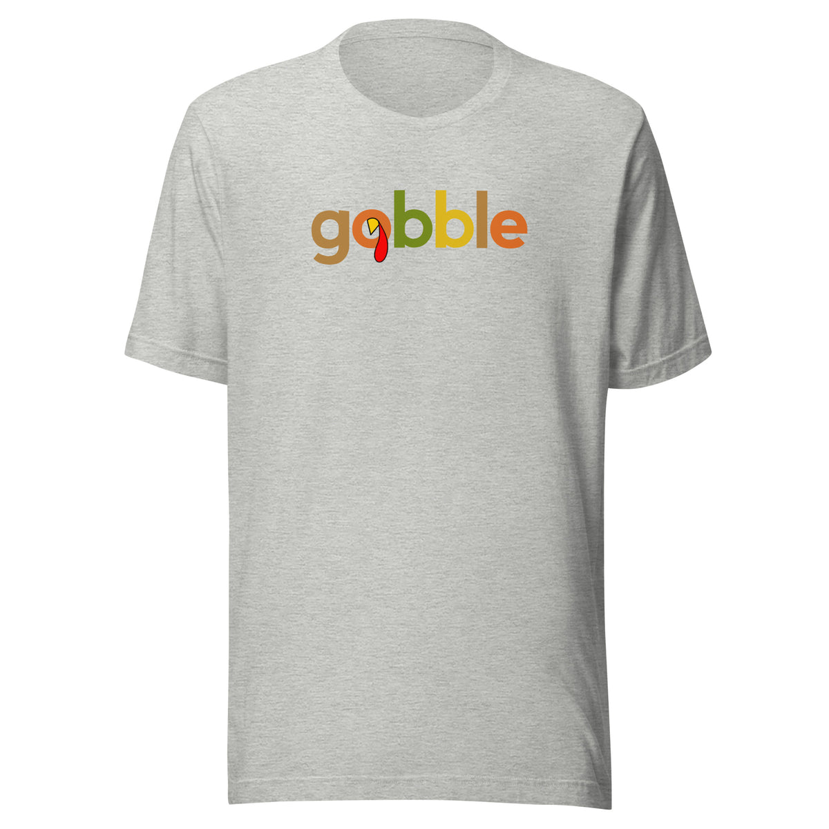 Gobble Turkey Thanksgiving T-Shirt Multi