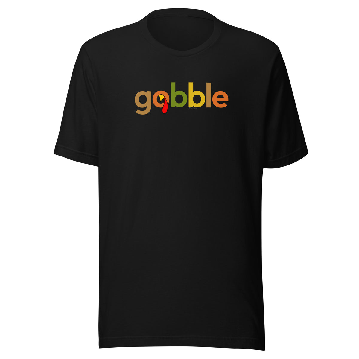 Gobble Turkey Thanksgiving T-Shirt Multi