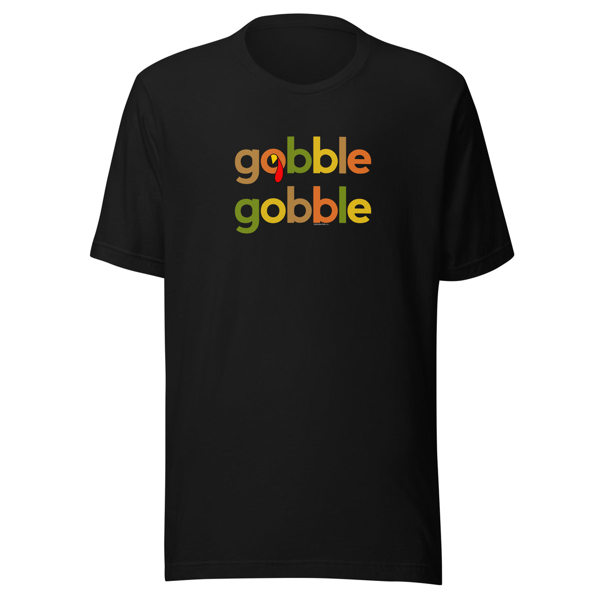 Gobble Gobble Turkey Thanksgiving T-Shirt Multi