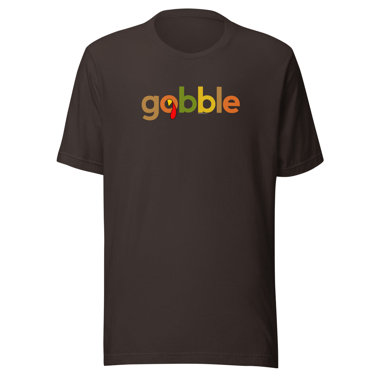 Gobble Turkey Thanksgiving T-Shirt Multi