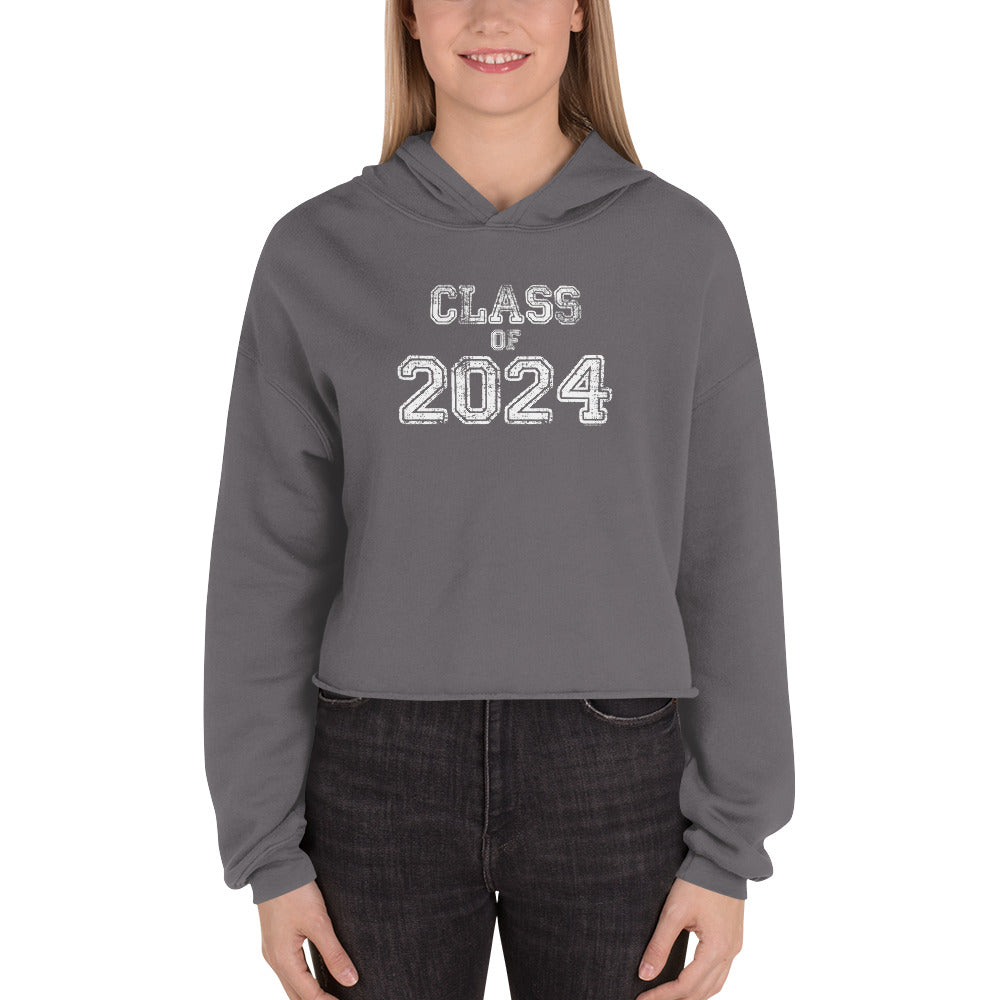 Class of 2024 Crop Hoodie Sweatshirt - Original