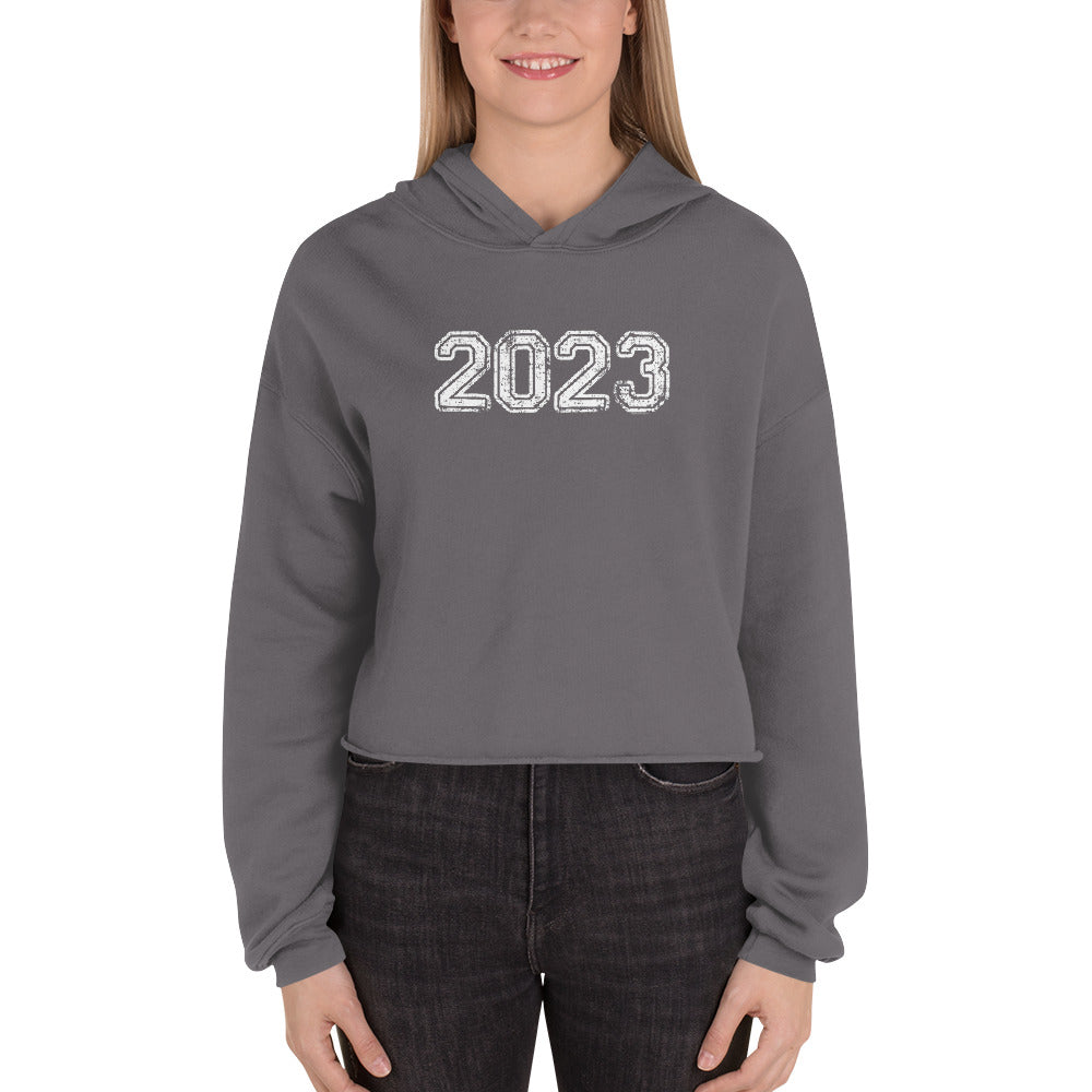 Class of 2023 Crop Hoodie Sweatshirt - Year