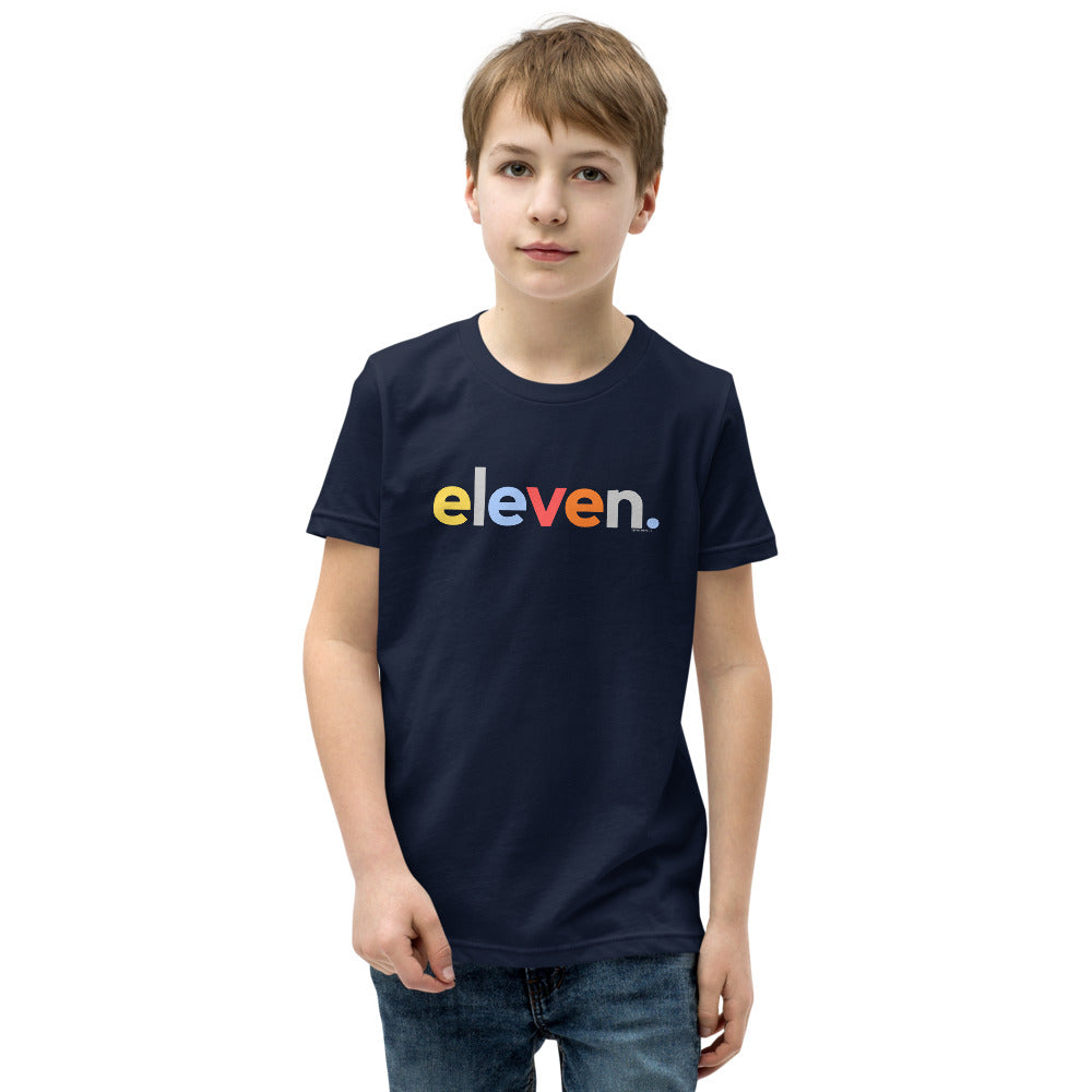 Boys 11th Birthday Shirt Eleven - Original