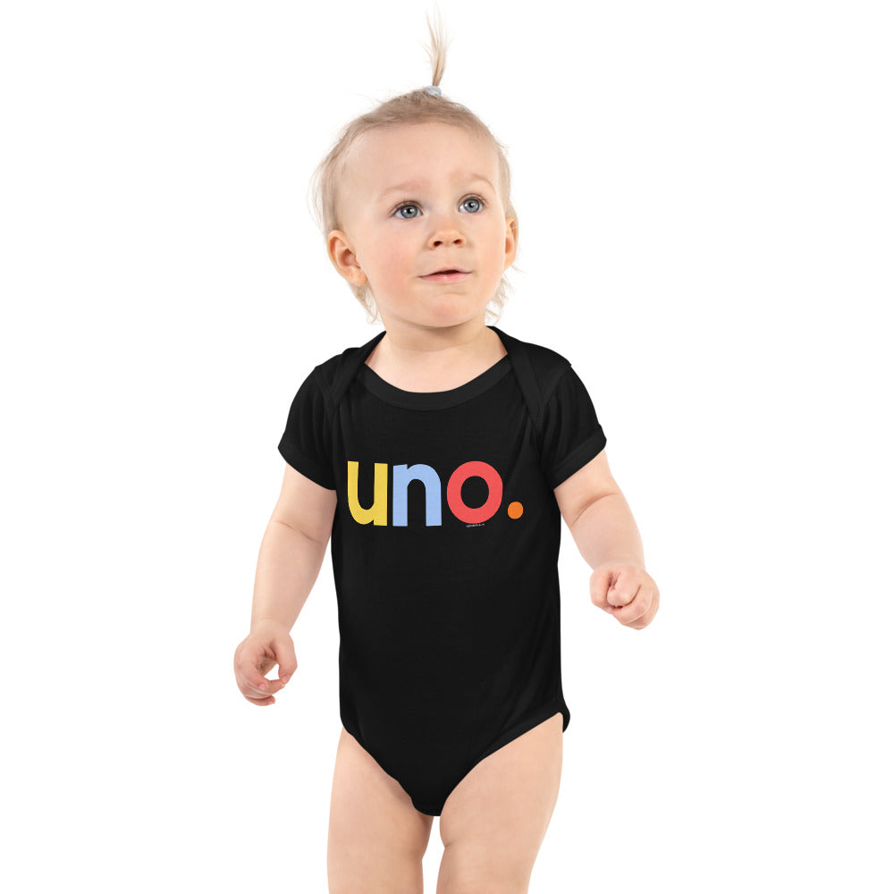 Boys 1st Birthday Shirt Uno Spanish – Original