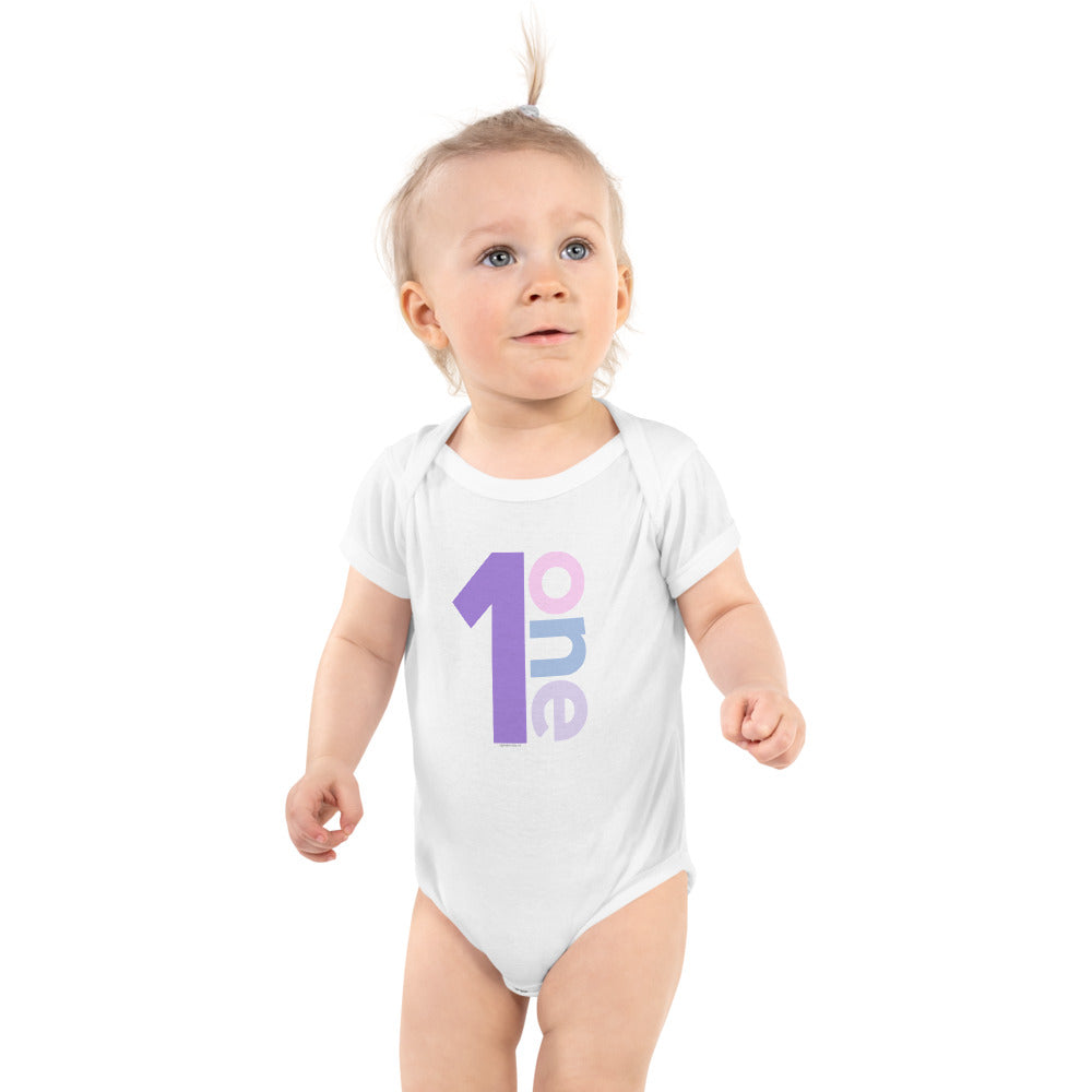 Girls 1st Birthday Shirt One - Number