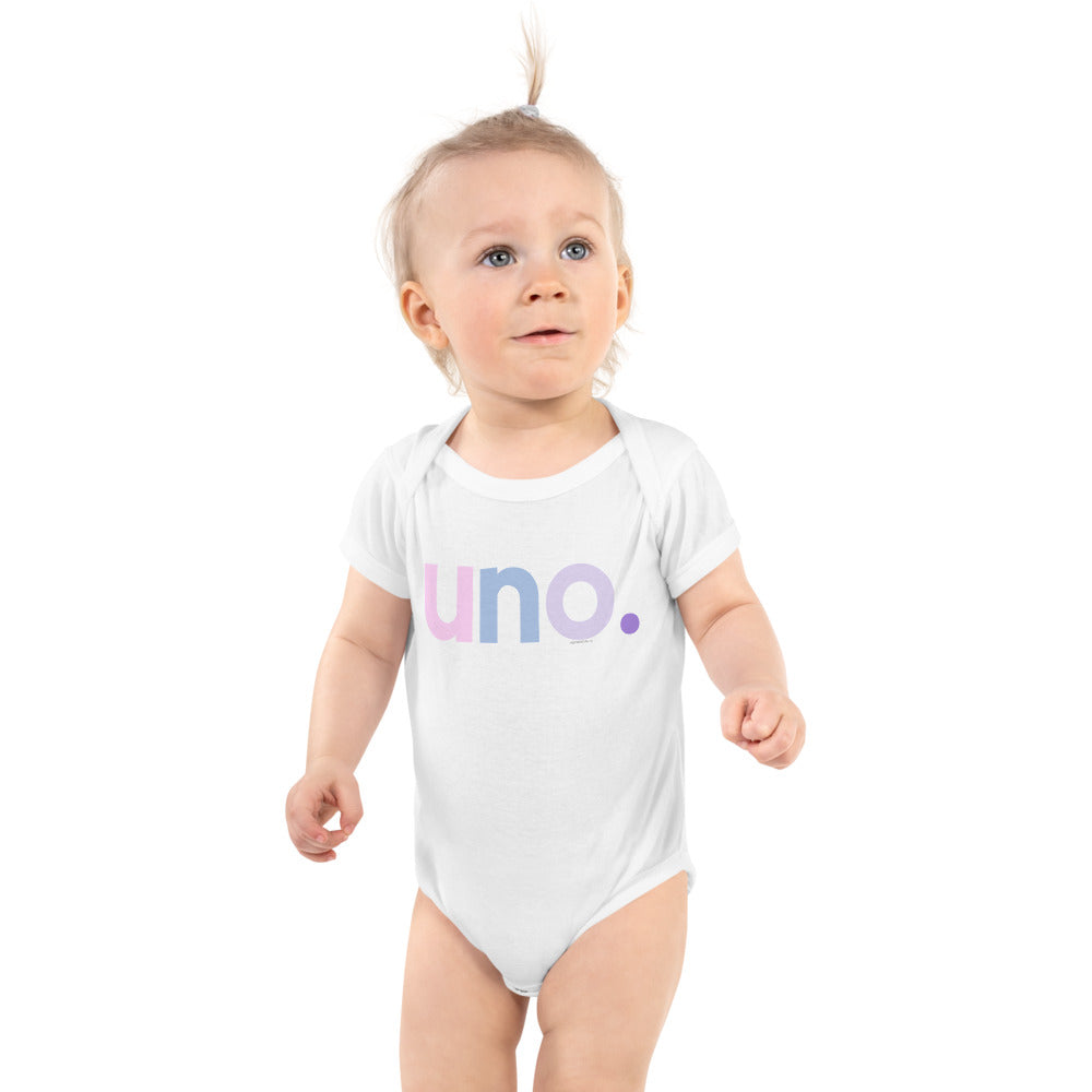 Girls 1st Birthday Shirt Uno Spanish – Original