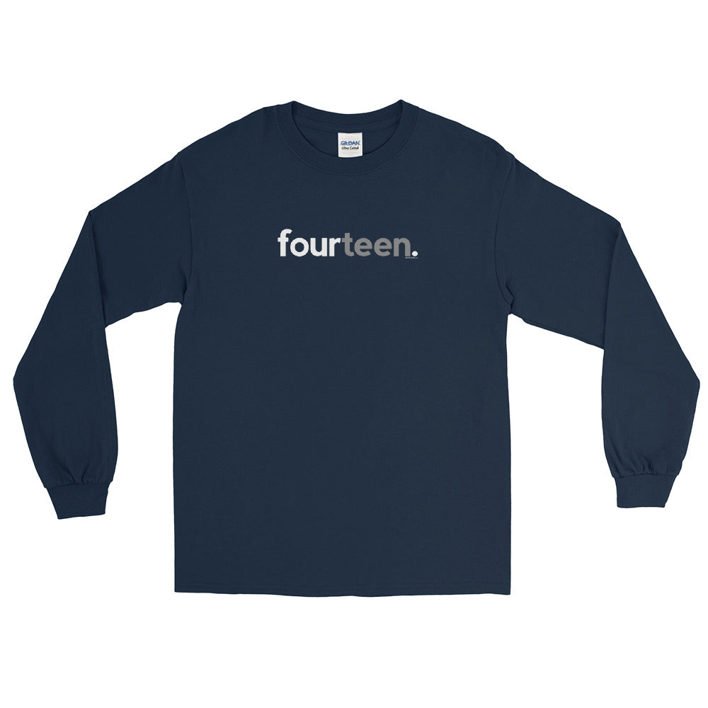 Teens 14th Birthday Long Sleeve T-Shirt Fourteen - Original