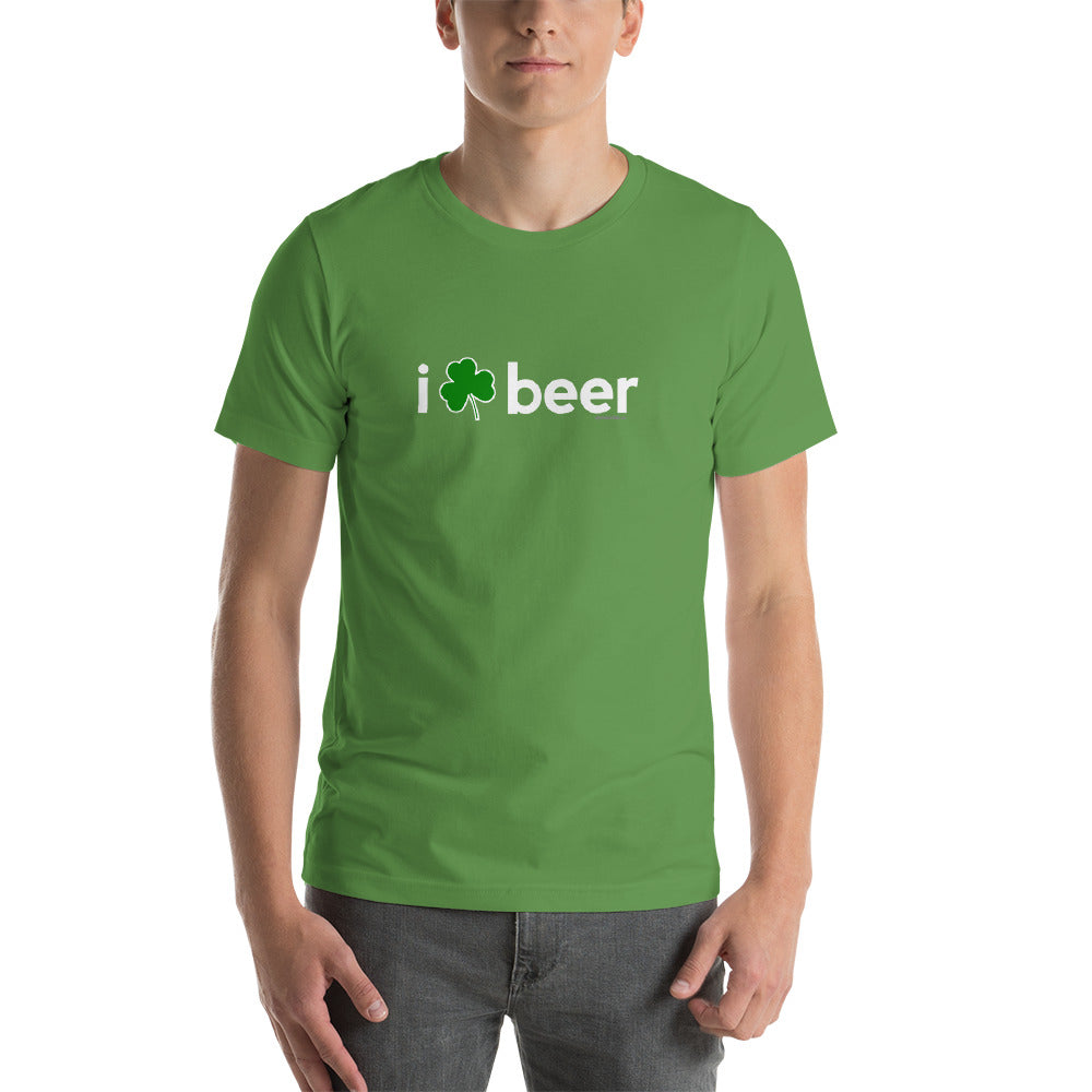 I Love Beer Shamrock St Patrick&#39;s Day T-Shirt