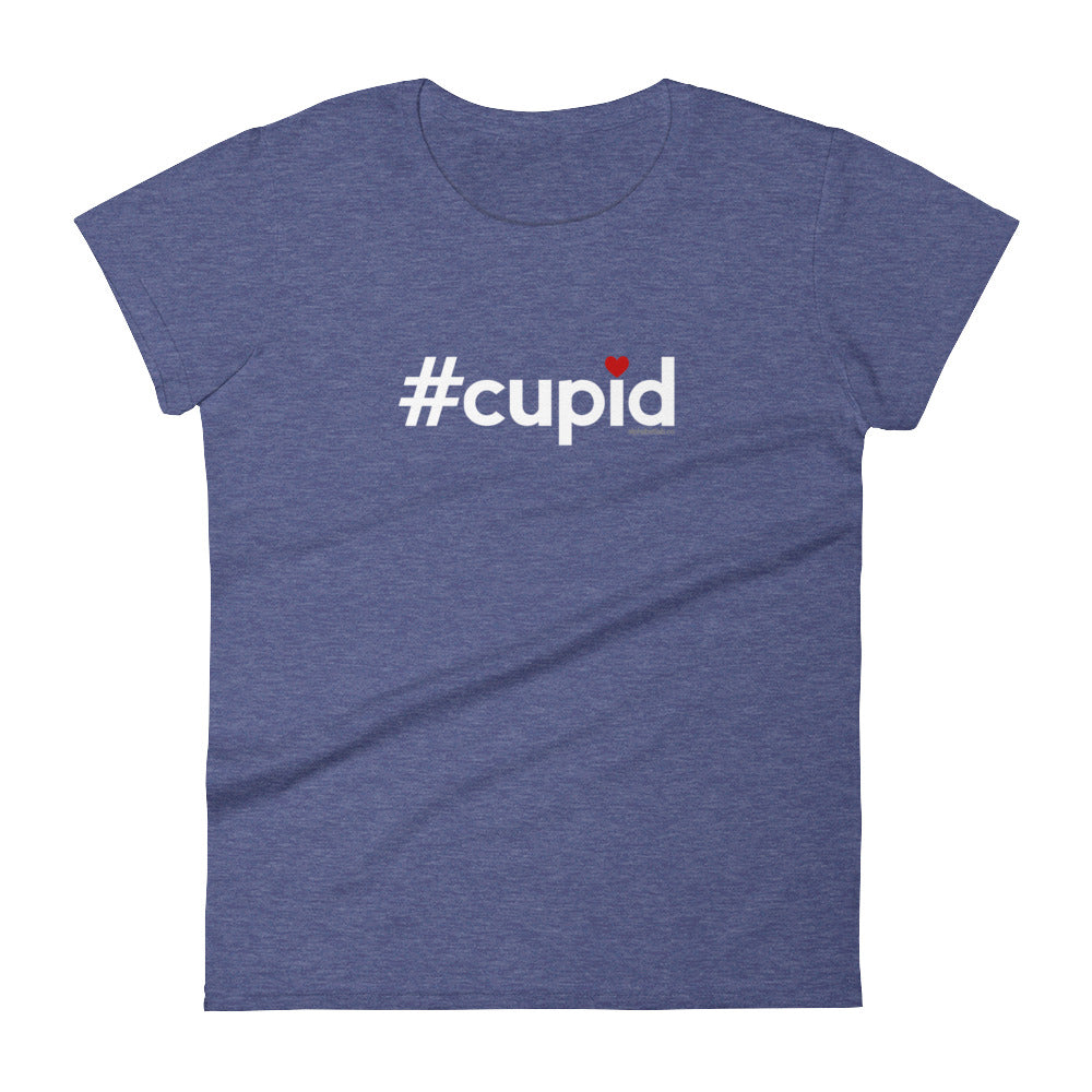 Hashtag Cupid Womens Valentine’s Day T-Shirt