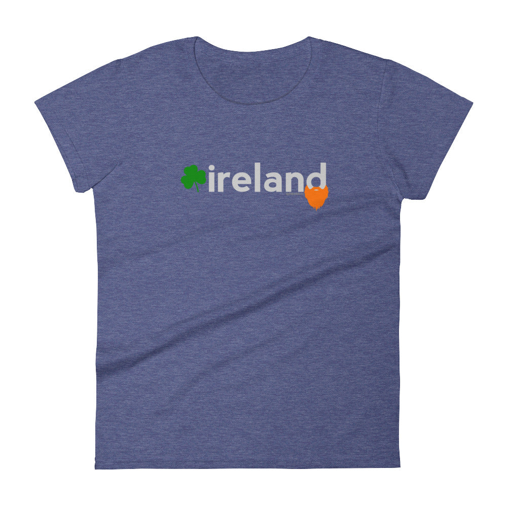 Ireland Shamrock Womens St. Patrick&#39;s Day T-Shirt