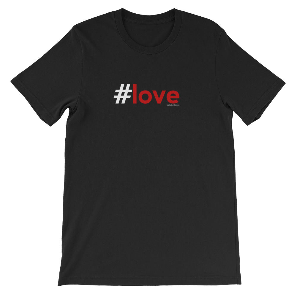 Hashtag Love Red Valentine’s Day T-Shirt