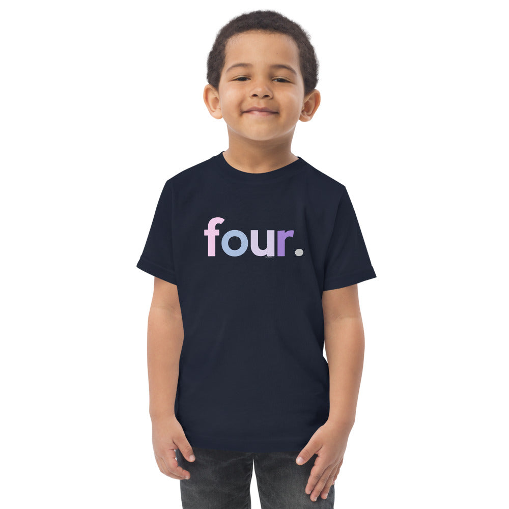 Girls 4th Birthday Shirt Four - Original