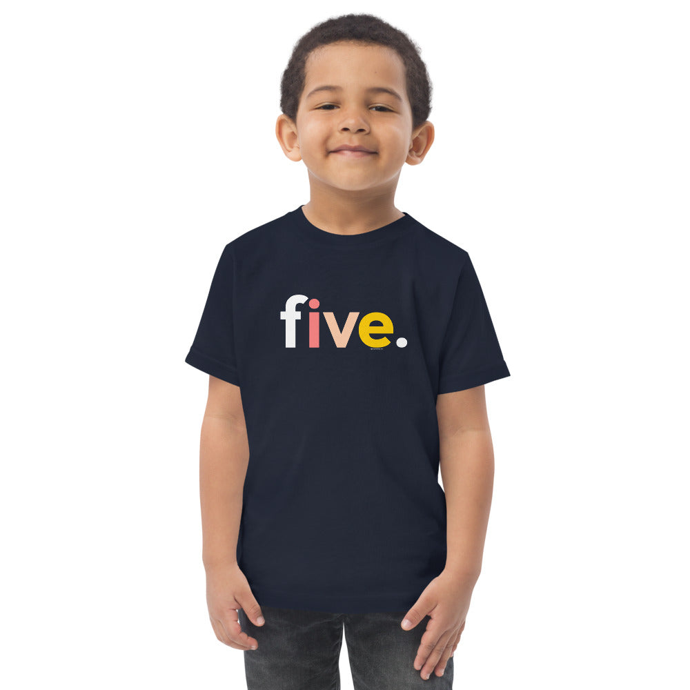 Girls 5th Birthday Shirt Five - Alternative