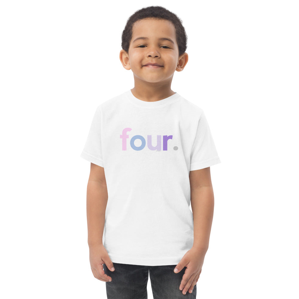 Girls 4th Birthday Shirt Four - Original