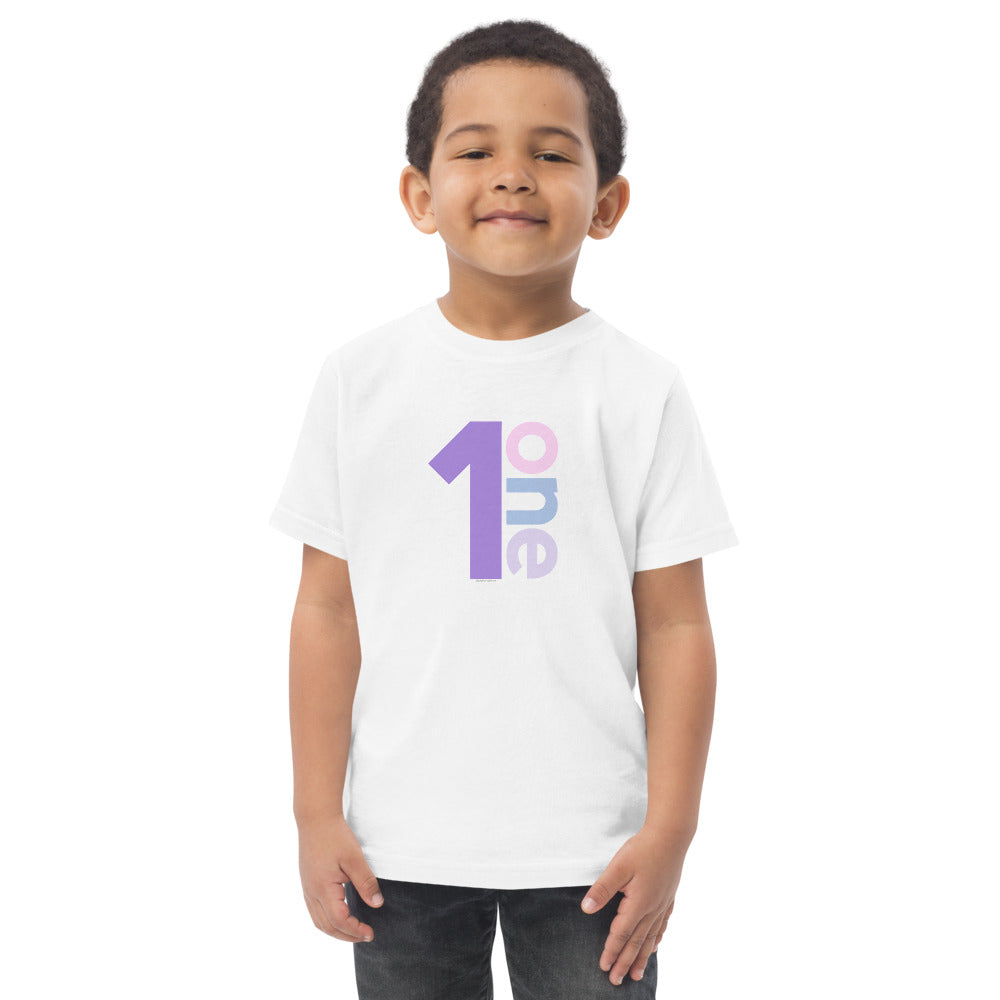 Girls 1st Birthday Shirt One - Number