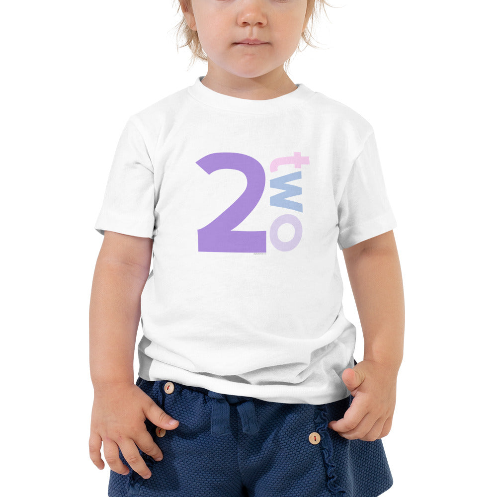 Girls 2nd Birthday Shirt Two - Number