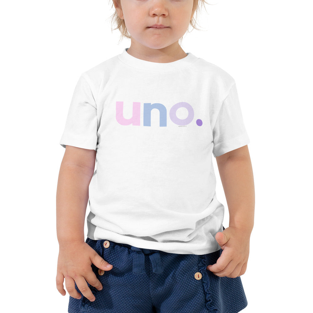 Girls 1st Birthday Shirt Uno Spanish – Original