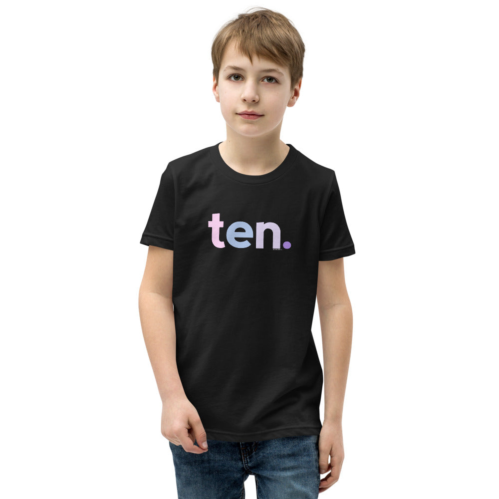 Girls 10th Birthday Shirt Ten - Original