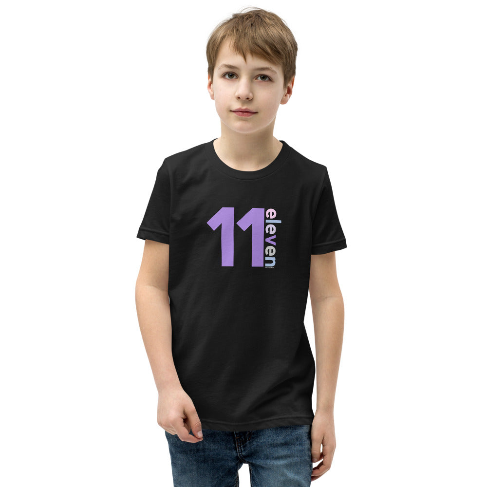 Girls 11th Birthday Shirt Eleven - Number