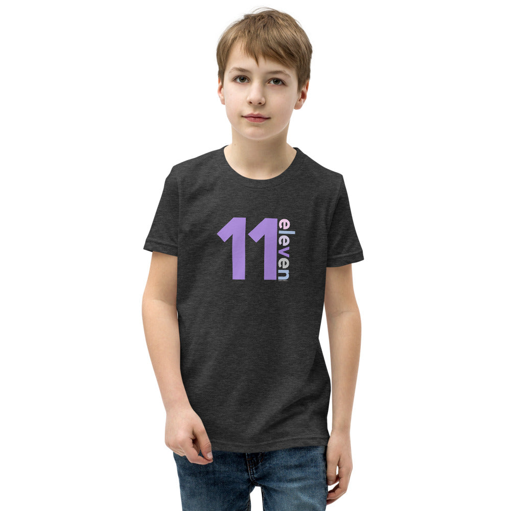 Girls 11th Birthday Shirt Eleven - Number