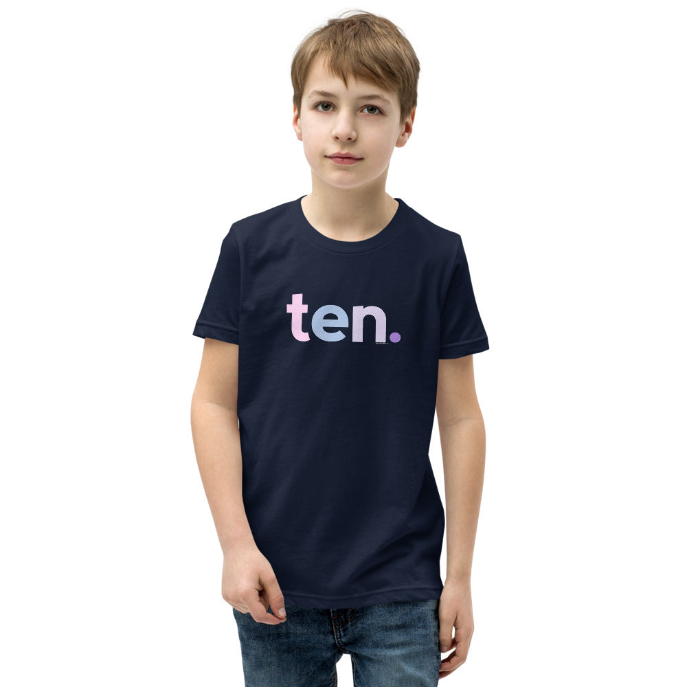 Girls 10th Birthday Shirt Ten - Original