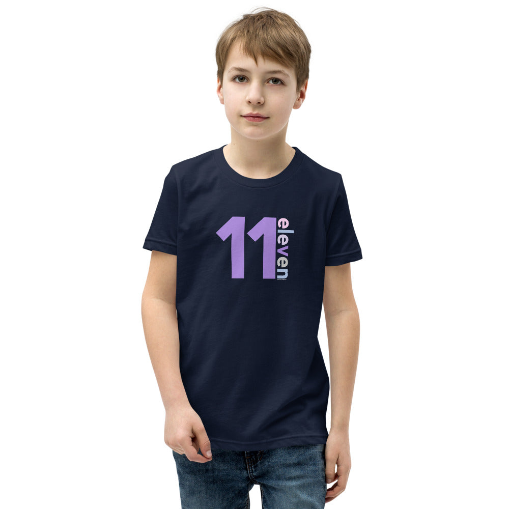 Girls 11th Birthday Shirt Eleven - Number