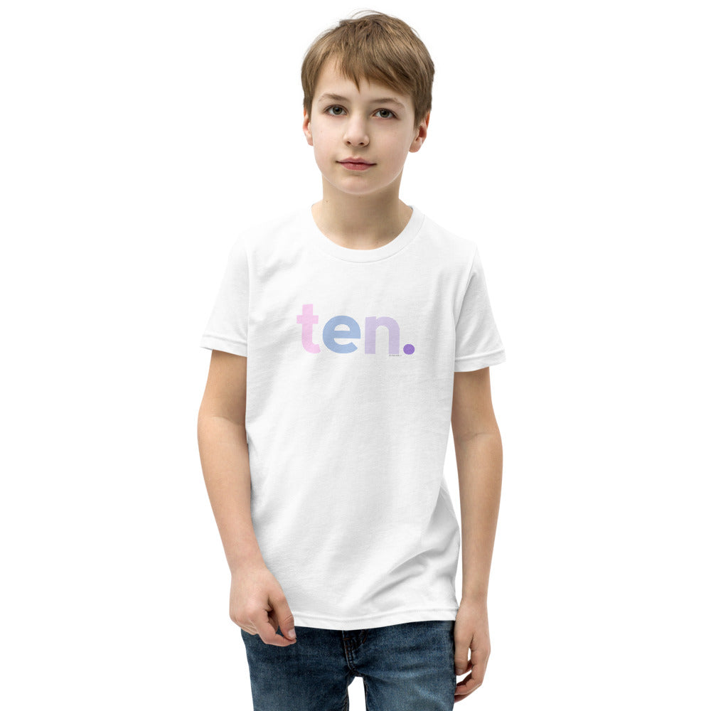 Girls 10th Birthday Shirt Ten - Original