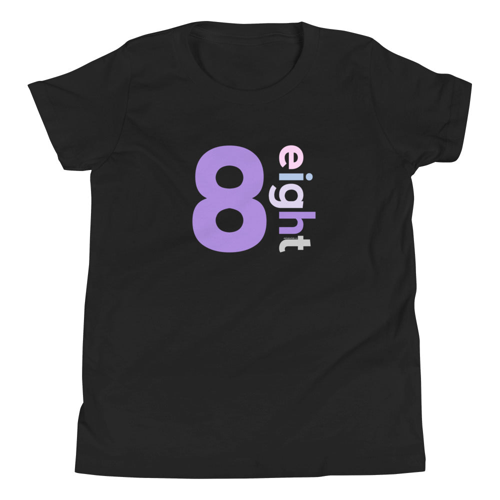 Girls 8th Birthday Shirt - Number