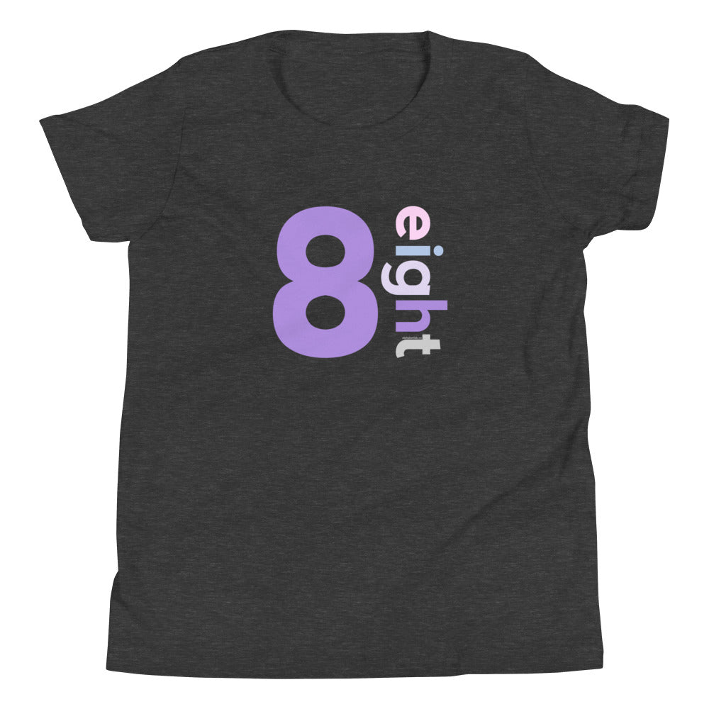 Girls 8th Birthday Shirt - Number