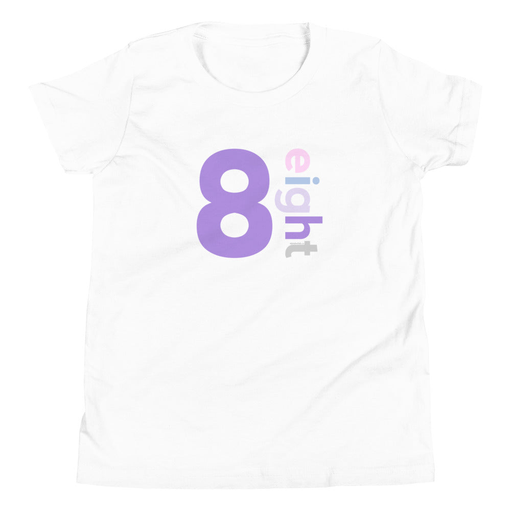 Girls 8th Birthday Shirt - Number