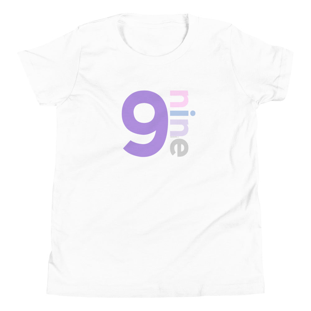 Girls 9th Birthday Shirt - Number